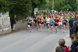 Conor Rochford and Brian Maher lead out 